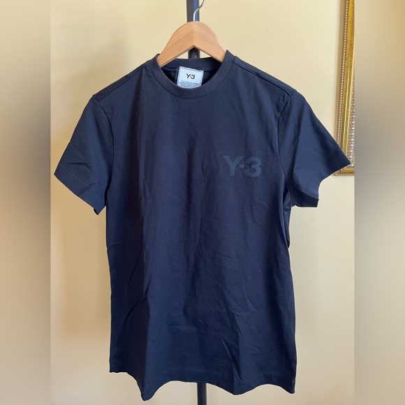 Y-3 Adidas T-Shirt Women’s Black Size L - Picture 1 of 10